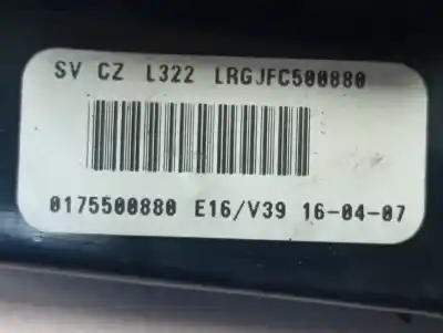 Peça sobressalente para automóvel em segunda mão comando de sofagem (chauffage / ar condicionado)  por land rover range rover (lm) 3.6 td v8 referências oem iam 0175500880  