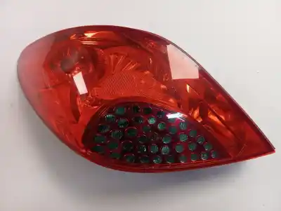 Peça sobressalente para automóvel em segunda mão farolim traseiro esquerdo por peugeot 207 premium referências oem iam 