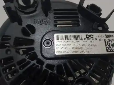 Peça sobressalente para automóvel em segunda mão alternador por renault kangoo iii authentic referências oem iam 2722638c  