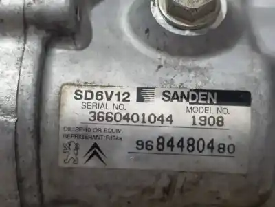 Peça sobressalente para automóvel em segunda mão compressor de ar condicionado a/a a/c por citroen nemo sx referências oem iam 9684480480  