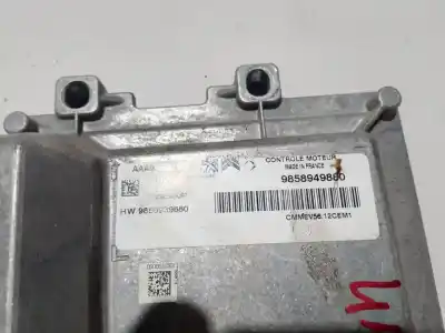 Peça sobressalente para automóvel em segunda mão centralina de motor uce por citroen c3 c-series referências oem iam 9858949880  