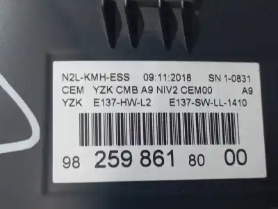Peça sobressalente para automóvel em segunda mão quadrante por peugeot 208 active referências oem iam 9825986180  