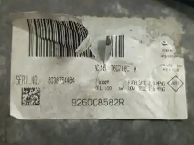 Peça sobressalente para automóvel em segunda mão compressor de ar condicionado a/a a/c por renault clio iv life referências oem iam 926008582r  