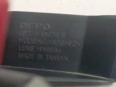 Second-hand car spare part left tailgate light for renault kangoo furgón maxi 2p profesional oem iam references 0855119b2r  