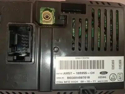 Peça sobressalente para automóvel em segunda mão display gps / multimídia por ford grand c-max titanium referências oem iam 1864815  