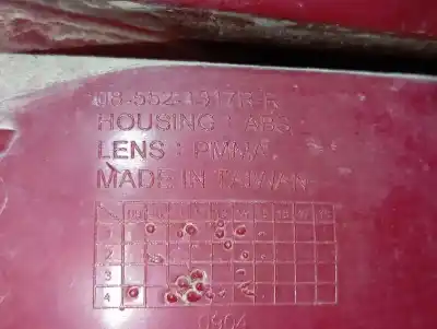 Second-hand car spare part right tailgate light for citroen c2 stop&start oem iam references 085521917  