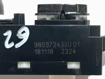 Second-hand car spare part multifunction switch for peugeot 208 active oem iam references 98097243xu  
