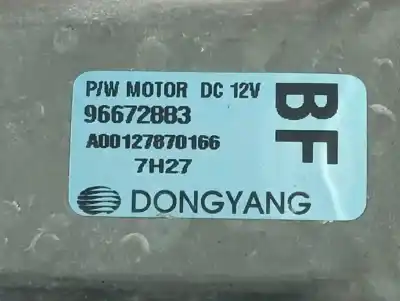 Second-hand car spare part passenger side right window regulator for opel antara cosmo 4x4 oem iam references 96624333  