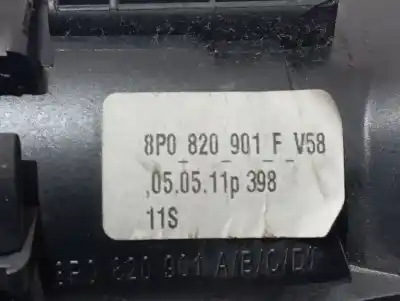 Peça sobressalente para automóvel em segunda mão grelha / difusor de ar por audi a3 (8p) 1.9 tdi ambiente referências oem iam 8j0820901  8p0820901f