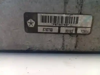 Peça sobressalente para automóvel em segunda mão intercooler por chrysler pt cruiser (pt) 2.2 crd touring referências oem iam 5073581aa  875076b