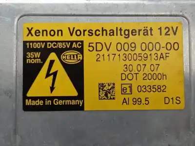Peça sobressalente para automóvel em segunda mão balastro de xenon por opel antara cosmo 4x4 referências oem iam 5dv00900000  
