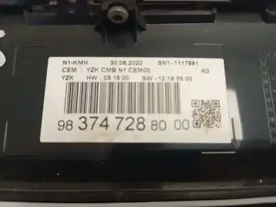 Peça sobressalente para automóvel em segunda mão quadrante por toyota proace compact business referências oem iam 9837472880  
