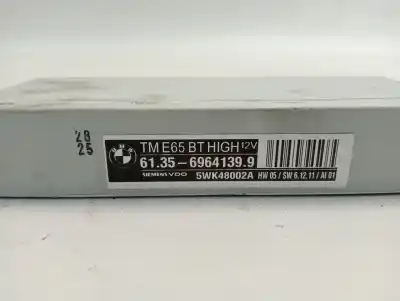 Peça sobressalente para automóvel em segunda mão módulo eletrônico por bmw serie 7 (e65/e66) 730d referências oem iam 61356964139  