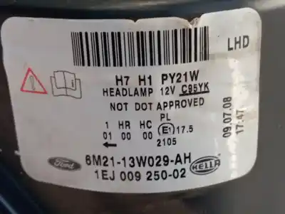 Second-hand car spare part right headlight for ford s-max (ca1) titanium oem iam references 1791503  
