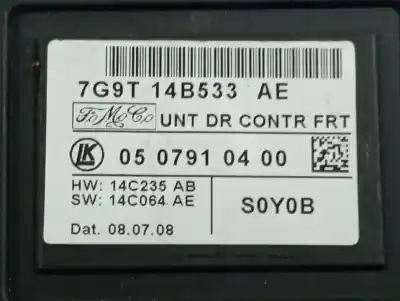 Second-hand car spare part electronic module for ford s-max (ca1) titanium oem iam references 7g9t14b533ae  