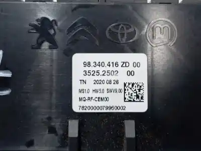 Peça sobressalente para automóvel em segunda mão comando de sofagem (chauffage / ar condicionado) por opel combo life basis referências oem iam 98340416zd  