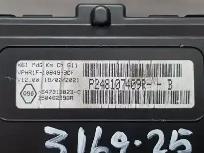 Peça sobressalente para automóvel em segunda mão quadrante por renault kangoo profesional referências oem iam p248107409r  