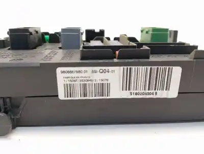 Peça sobressalente para automóvel em segunda mão caixa de fusíveis e relés por citroen c4 lim. seduction referências oem iam 980668798001  