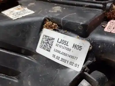 Second-hand car spare part left headlight for kia ceed business oem iam references 92101j7050  