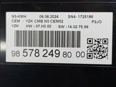 Peça sobressalente para automóvel em segunda mão quadrante por opel corsa f design & tech referências oem iam 9857824980  