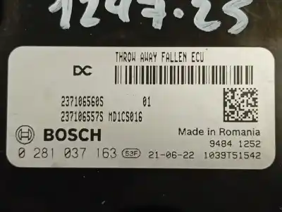 Second-hand car spare part ecu engine control for dacia duster ii anniversary oem iam references 237106560s  