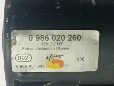 Автозапчастина б/у двигун запускається для audi a3 (8p) 2.0 tdi ambiente посилання на oem iam 0986020260  