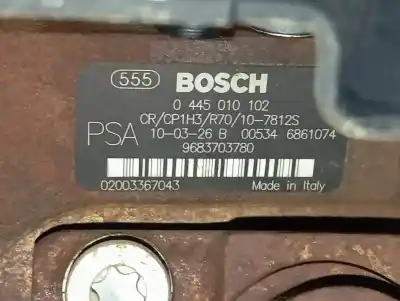 Second-hand car spare part complete engine for citroen berlingo first combi 1.6 hdi 75 sx oem iam references 9h02  0135qf