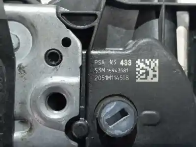 Peça sobressalente para automóvel em segunda mão fechadura da porta dianteira direita por peugeot partner asphalt l1 referências oem iam 9816343380  