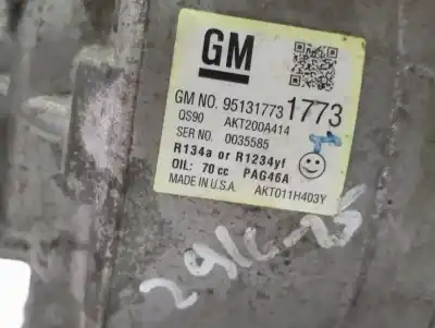 Pezzo di ricambio per auto di seconda mano compressore aria condizionata per opel mokka color edition riferimenti oem iam 42698440  