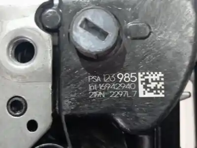 Peça sobressalente para automóvel em segunda mão fechadura da porta traseira esquerda por citroen c3 feel referências oem iam 9812398580  psa123985 - 16442940