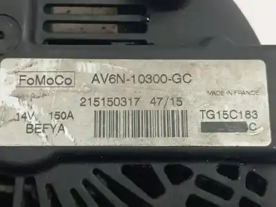 Peça sobressalente para automóvel em segunda mão alternador por ford ecosport titanium referências oem iam 2260730 av6n10300ge av6n10300gc