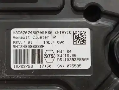 Peça sobressalente para automóvel em segunda mão quadrante por renault master kasten l3h2 hka 3.5t referências oem iam 248096232r  a2c11270201
