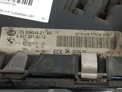 Peça sobressalente para automóvel em segunda mão farol / farolim esquerdo por bmw serie 7 (e65/e66) 4.4 turbodiesel cat referências oem iam 6937231  1zs00904421
