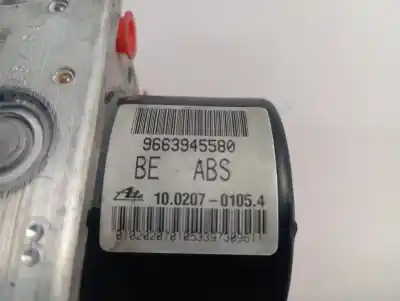 Peça sobressalente para automóvel em segunda mão abs por peugeot 207 confort referências oem iam 9663945580 1682607180 4541fx / 4541fy