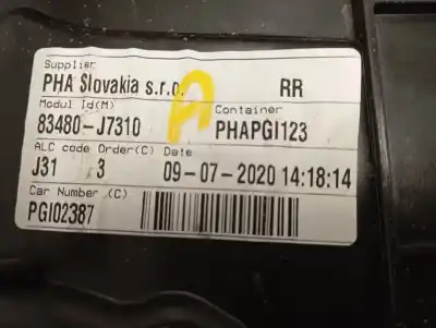 Автозапчастина б/у регулятор скла заднього правого для kia xceed edrive phev посилання на oem iam 83481j7300  83480j7310