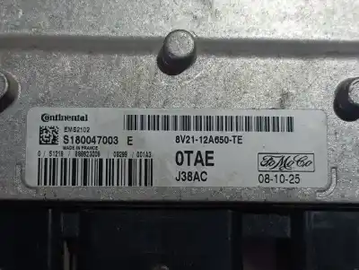 Peça sobressalente para automóvel em segunda mão centralina de motor uce por ford fiesta (cb1) ghia referências oem iam 1543041 s180047003e 8v2112a650te - ems2102