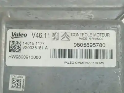 Second-hand car spare part ecu engine control for peugeot 208 like oem iam references 1608084980  9805895780