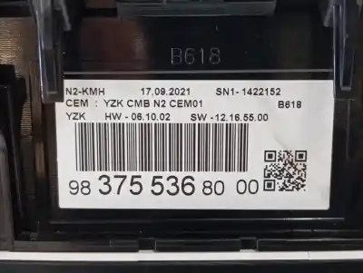 Peça sobressalente para automóvel em segunda mão quadrante por citroen c3 comercial referências oem iam 9837553680  