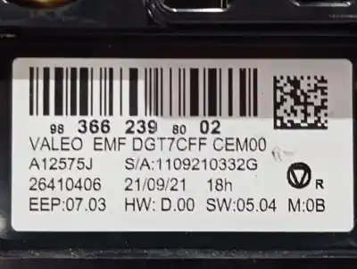 Second-hand car spare part multifunction display for citroen c3 comercial oem iam references 98392346xu 9838912880 9836623980