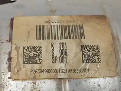 Second-hand car spare part catalytic converter for citroen c3 comercial oem iam references 9833331780  1623192680