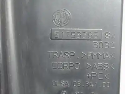 Second-hand car spare part left tailgate light for lancia ypsilon (101) 1.2 16v argento oem iam references 51753385  