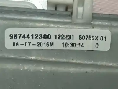 Автозапчасти б/у регулятор стекла переднего правого за citroen c-elysée exclusive ссылки oem iam 9674412380  