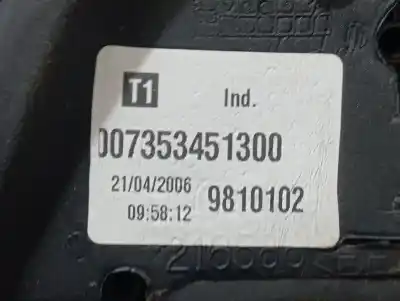 Peça sobressalente para automóvel em segunda mão espelho retrovisor direito por lancia ypsilon (101) 1.2 16v argento referências oem iam 735345130 735339654 9810102
