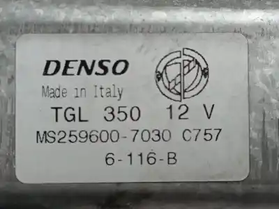 Peça sobressalente para automóvel em segunda mão motor do limpador traseiro por lancia ypsilon (101) 1.2 16v argento referências oem iam ms2596007030  