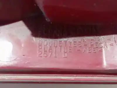 Peça sobressalente para automóvel em segunda mão farolim traseiro direito por peugeot 307 break/sw (s2) sw pack referências oem iam 6351x2  2571d