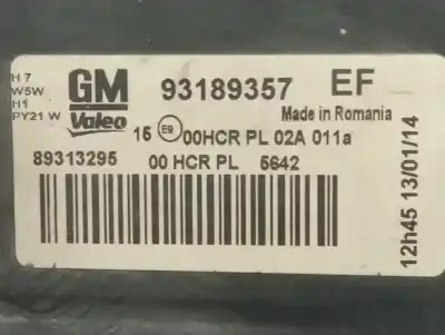Автозапчастина б/у ліва фара для opel corsa d catch me посилання на oem iam 93189357  1216189