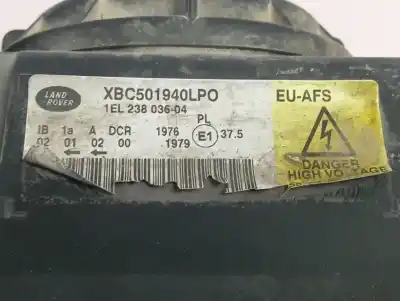 Автозапчасти б/у правая фара за land rover range rover (lm) 3.6 td v8 ссылки oem iam xbc501940lpo  1el23803604