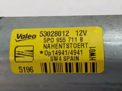 Second-hand car spare part rear windshield wiper motor for seat leon (1p1) reference oem iam references 5p0955711c 5p0955711b 53028012