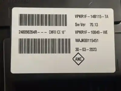 Peça sobressalente para automóvel em segunda mão quadrante por renault arkana rs line referências oem iam 248098284r  