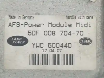Peça sobressalente para automóvel em segunda mão balastro de xenon por land rover range rover (lm) 3.6 td v8 referências oem iam ywc500440 lr018366 5df00870470